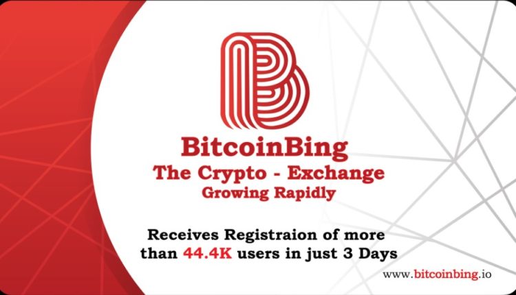 BitcoinBing ilość użytkowników.