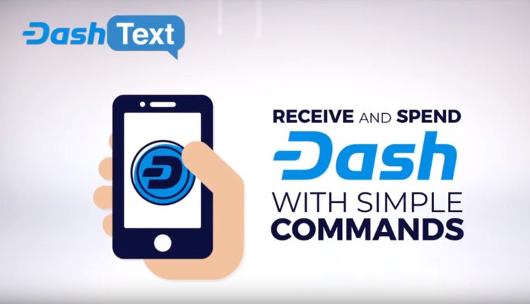 Transakcje kryptowalutowe bez dostępu do internetu- Dash Text