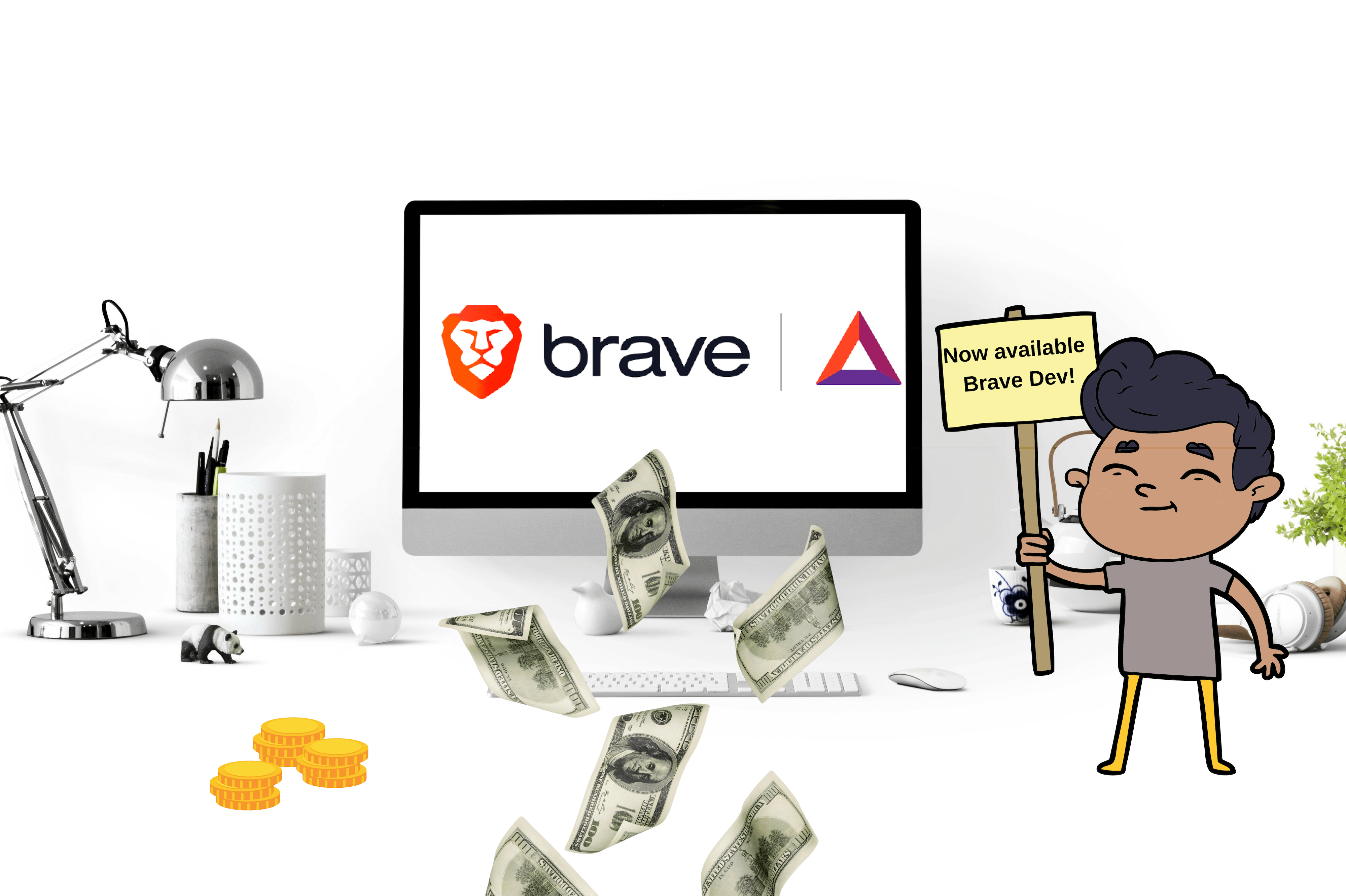 reklamy Brave udział w zyskach rewards