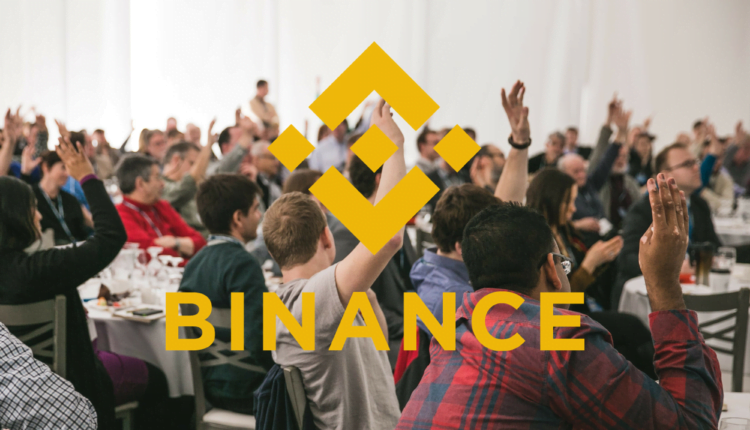 binance blockchain week konferencja dolary