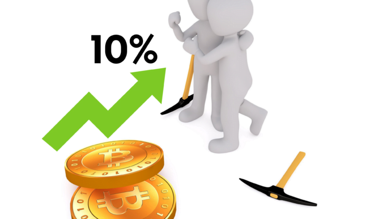 Trudność wydobycia BTC wzrosła o 10%