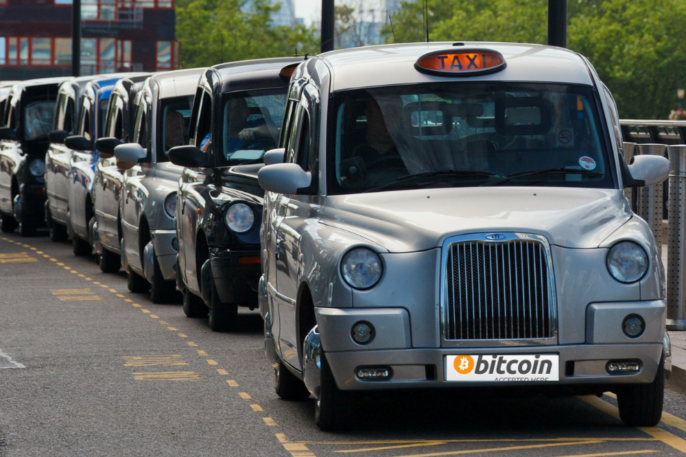 Płatności Bitcoin Lightning Network taxi kryptowaluty wielka brytania taryfa