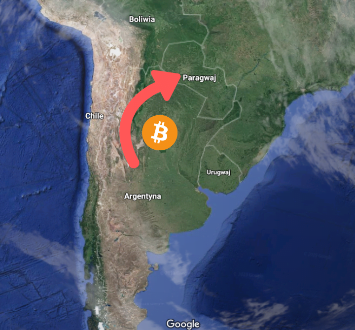 bitcoin na ratunek argentyna paragwaj operacja celna