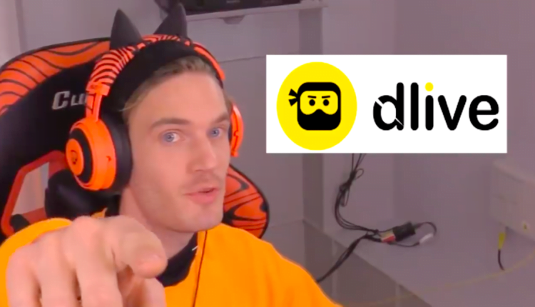 PewDiePie DLive platforma streamingowa treści na żywo content live blockchain LINO network