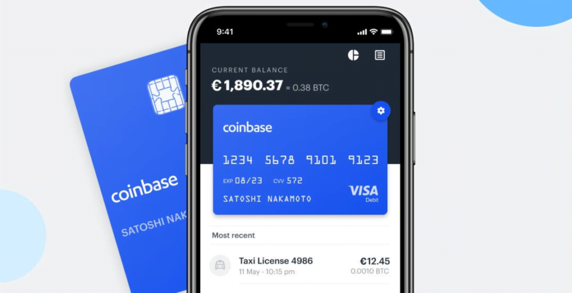 karta debetowa coinbase