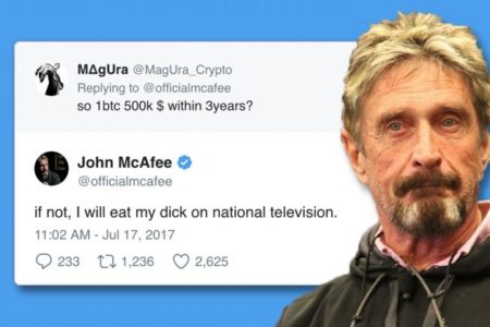 Czy McAfee zje własnego penisa? | Trudna droga BTC do 1 miliona $