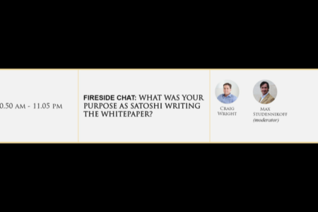 Craig Wright jako „twórca Bitcoina” na konferencji w Londynie | Środowisko wrze!