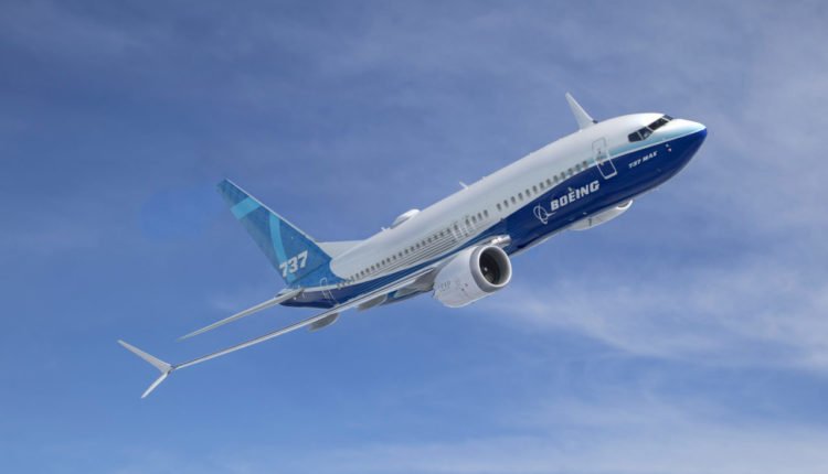 Boeing 737 MAX 7 First Flight Air to Air
