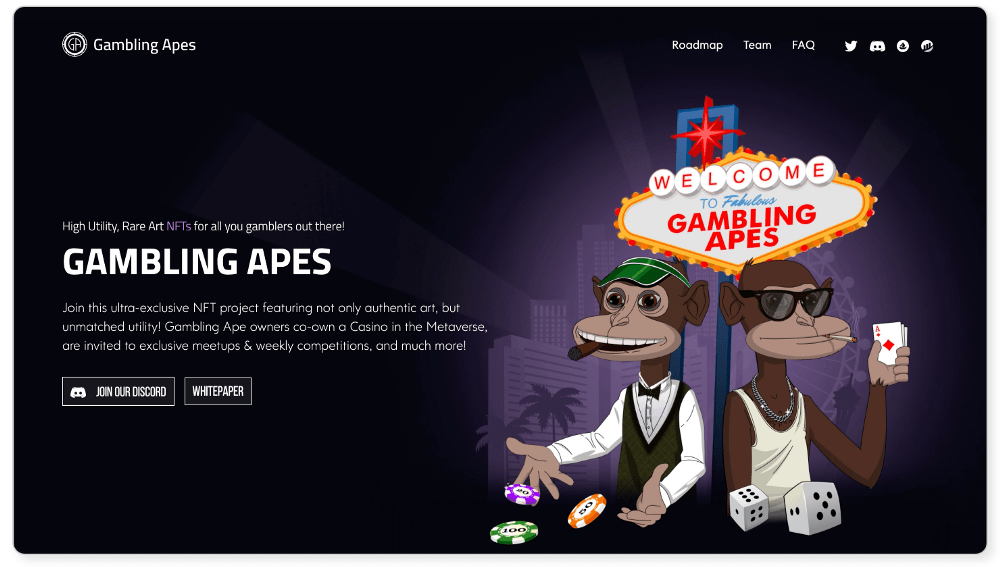 gambling apes