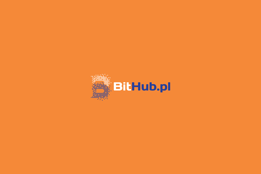 grafika bithub.pl pomarańczowe tło