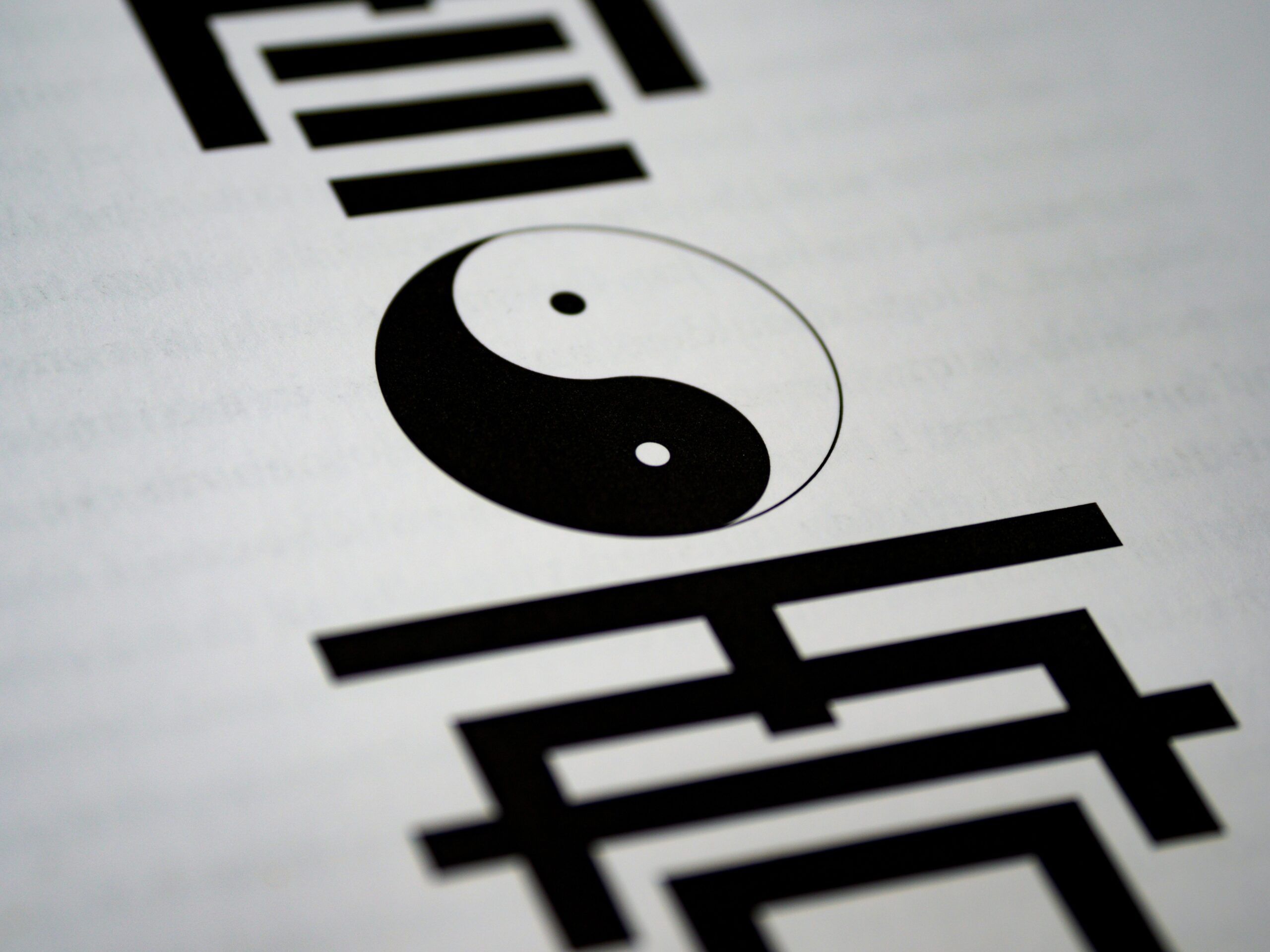 Symbol równowagi yin and yang