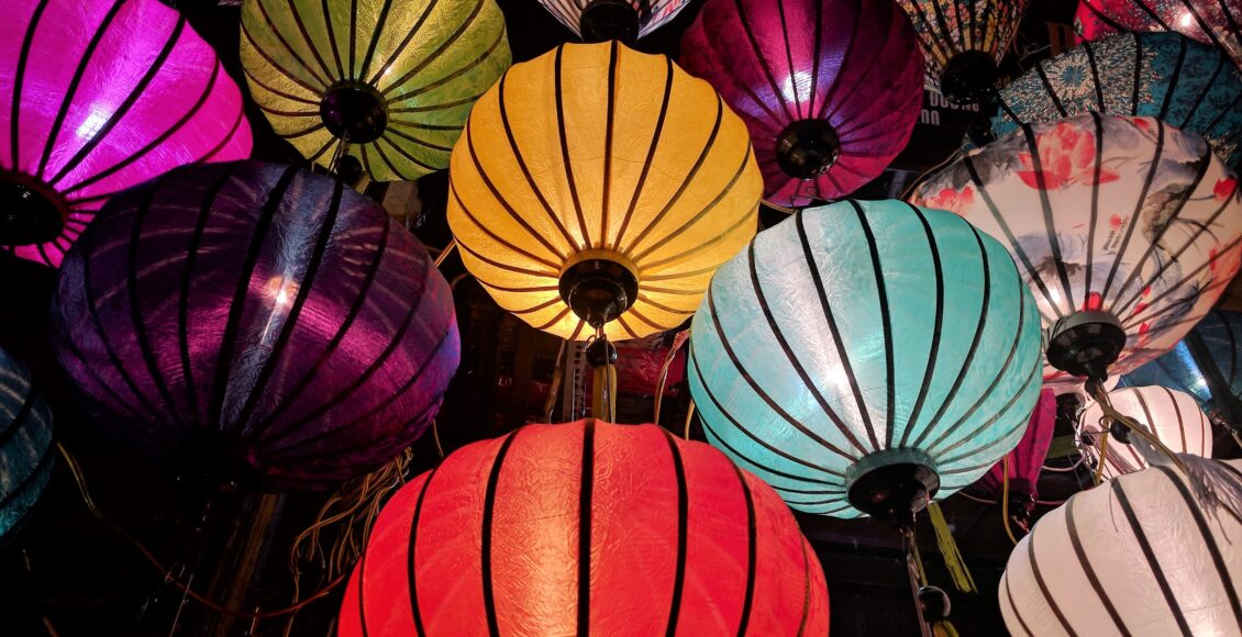 Zdjęcie chińskich lampionów