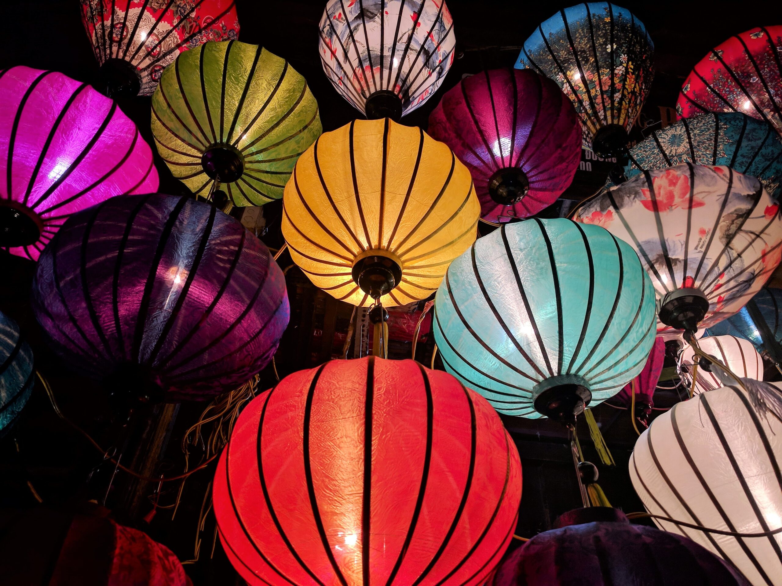 Zdjęcie chińskich lampionów