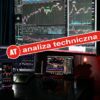 Napis analiza techniczna na tle ekranów z wykresami