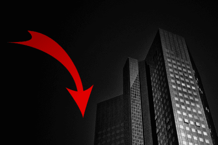 Deutsche Bank kolejnym bankrutem? Akcje banków krwawią, gasną światła w kolejnych instytucjach