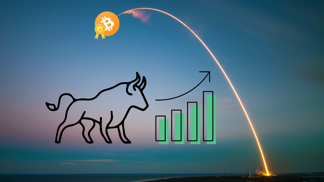 rakieta bitcoin leci na orbitę