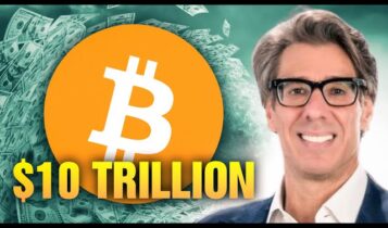 dan tapiero z logiem bitcoin i napisem $10 trillion w tle