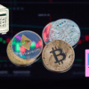 bitcoin ethereum na tle wykresu