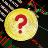 moneta bitcoin z pytajnikiem