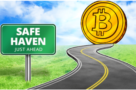 Bitcoin staje się bezpieczną przystanią