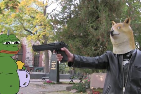 Pepe kontra Dogecoin. Która kryptowaluta-mem stanie się wskaźnikiem nastrojów?