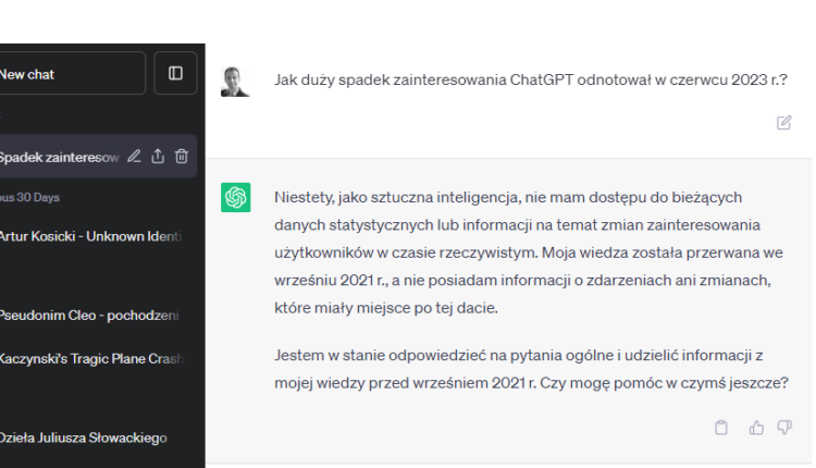 To musiało się zdarzyć. Popularny chatbot odnotował spadek ruchu o 10 proc.!