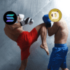 pojedynek kickboxerów