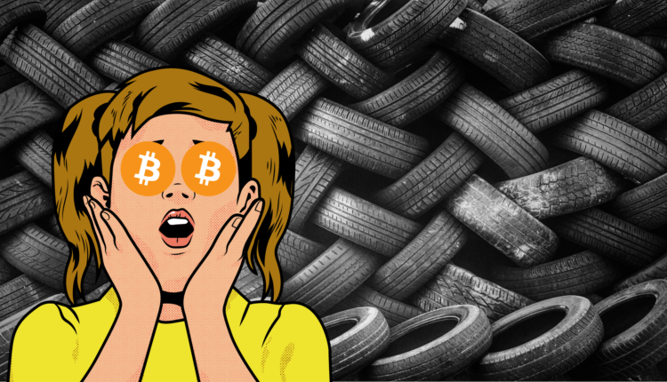 Jak wykorzystać zużyte opony w przemyśle kryptograficznym? Firma z Pensylwanii ma szalony pomysł jak to zrobić. Ekolodzy protestują