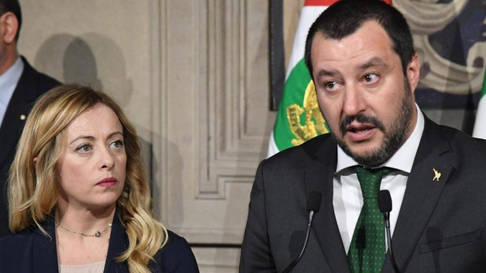 Giorgia Meloni, Matteo Salvini