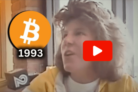 „Nikt nie będzie płacił kartą na co dzień”. Świetne nagranie z lat dziewięćdziesiątych. Czy tak będzie z krypto?