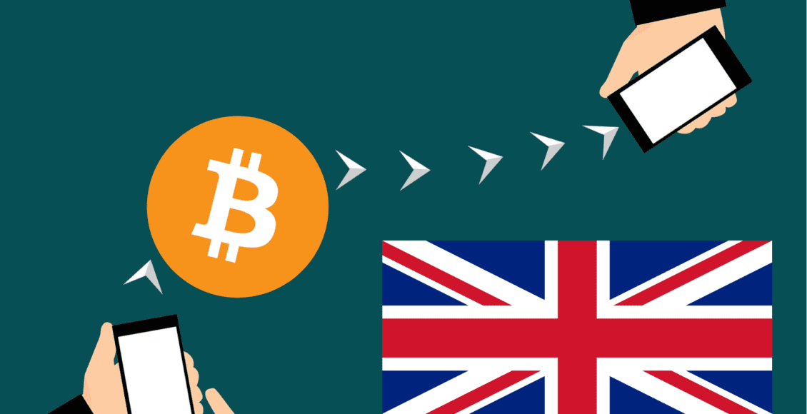 Bitcoin, transfery, Wielka Brytania