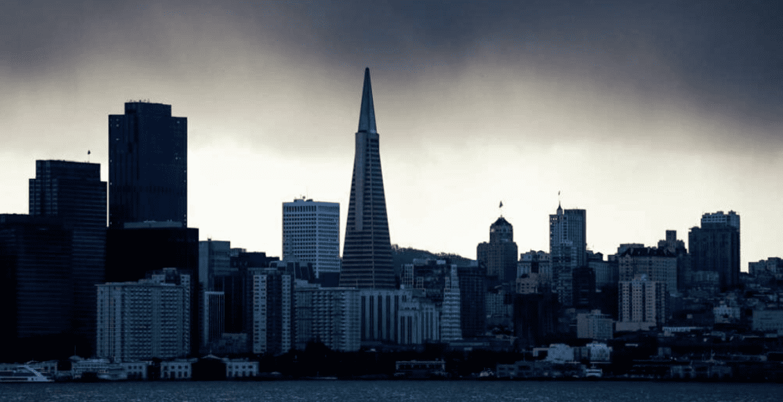 San Francisco – storm & clouds on the horizon