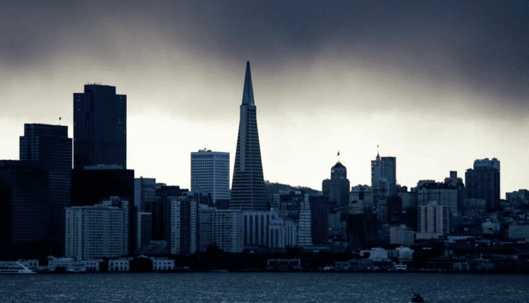 San Francisco – storm & clouds on the horizon