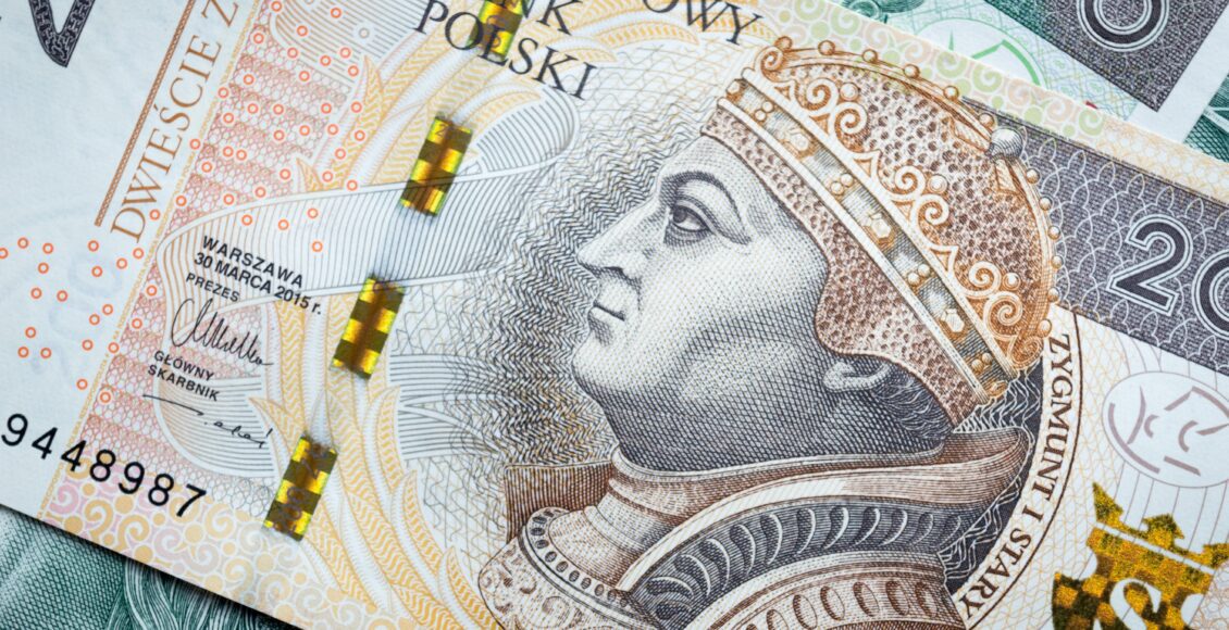 Zdjęcie polskiego banknotu o nominale 200 PLN