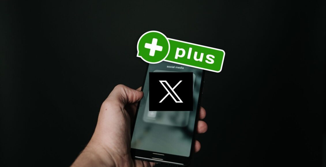 Logo X na ekranie smartfona