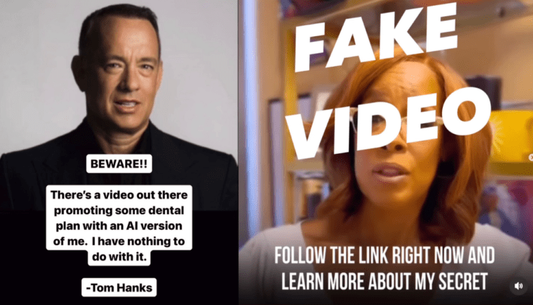 Tom Hanks i Gayle King ostrzegający przed technologią deepfake
