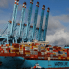 Container cargo ship of Maersk