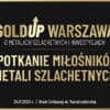 GoldUp konferencja metali szlachetnych reklama