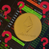 Ethereum, znaki zapytania, wykresy