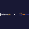 Wywiad z giełdą WhiteBit, logo giełdy i bithub.pl