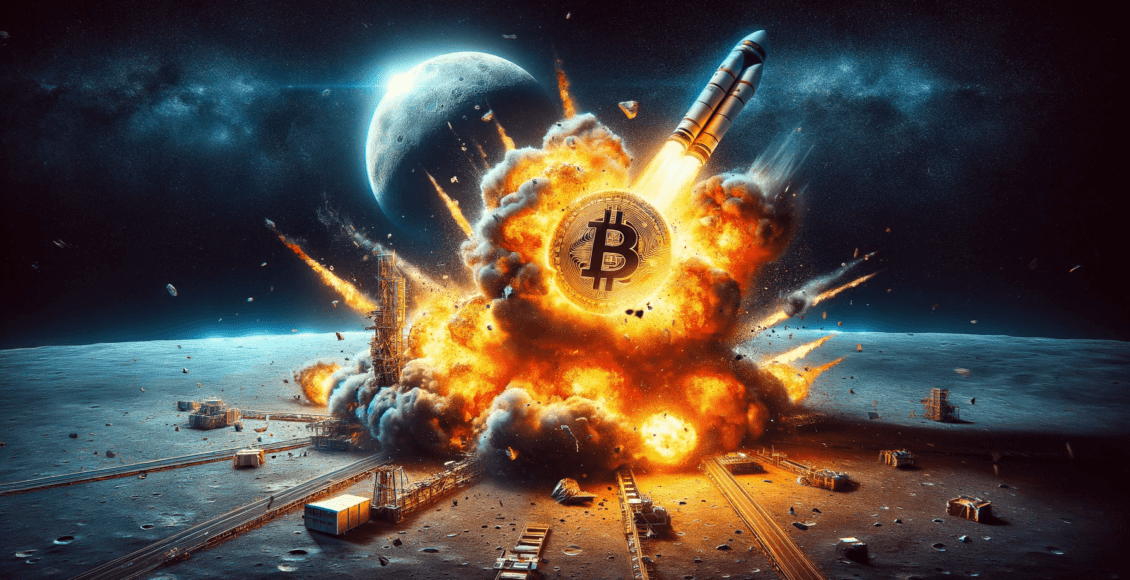 bitcoin katastrofa rakiety