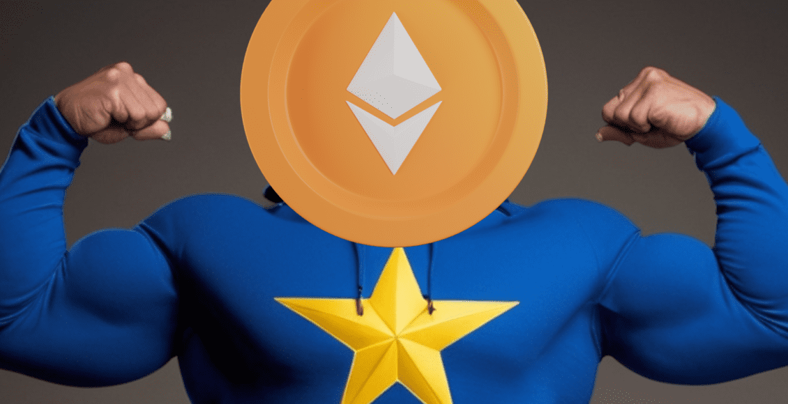 Ethereum, kulturysta pręży muskuły