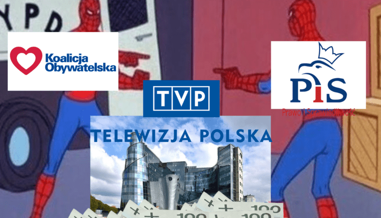 TVP, PiS, KO, banknoty