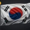 Korea Południowa, flaga, Bitcoin