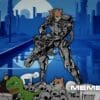 Cyborg celujący do postaci z kreskówek
