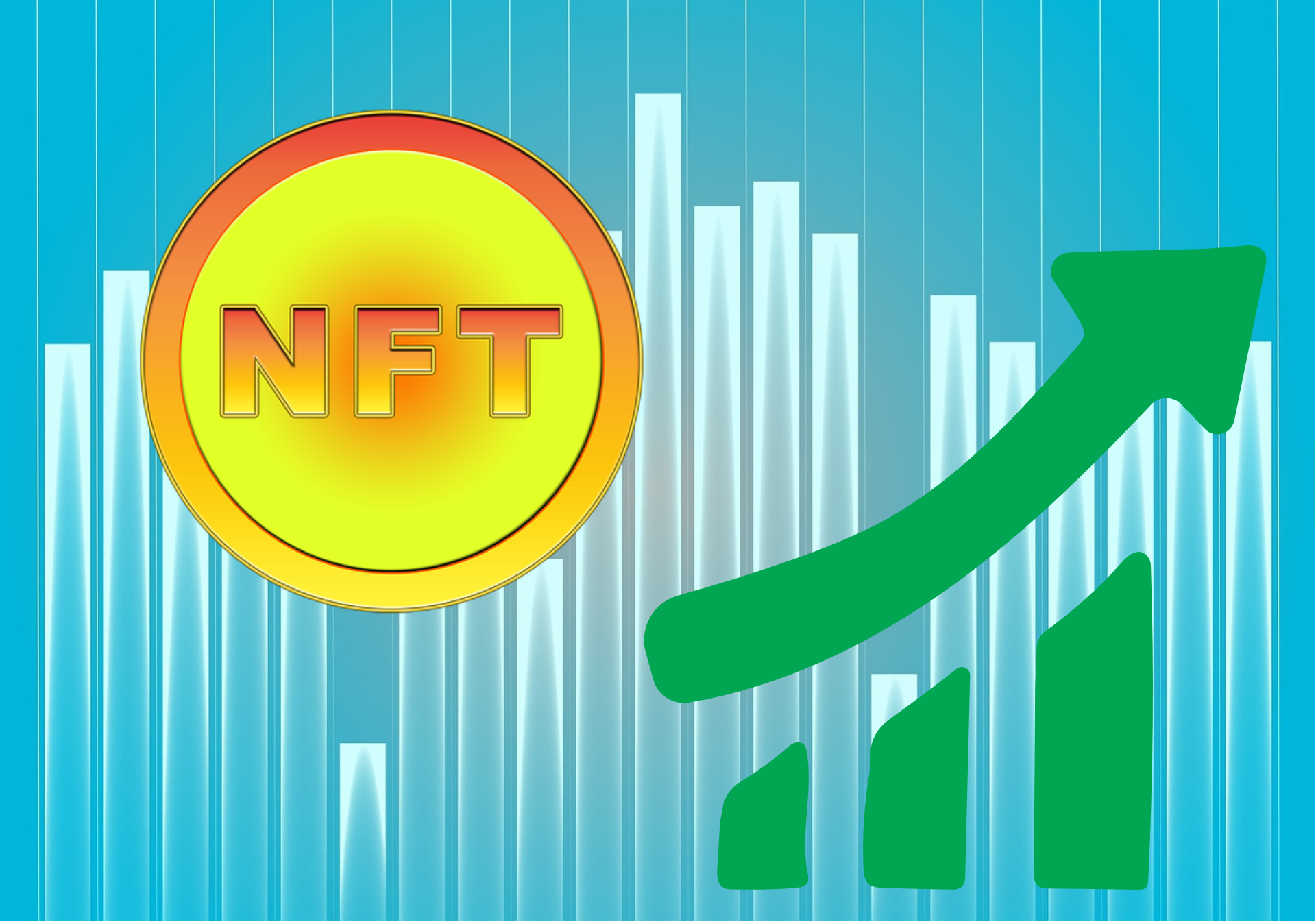 NFT, wzrost, wykresy