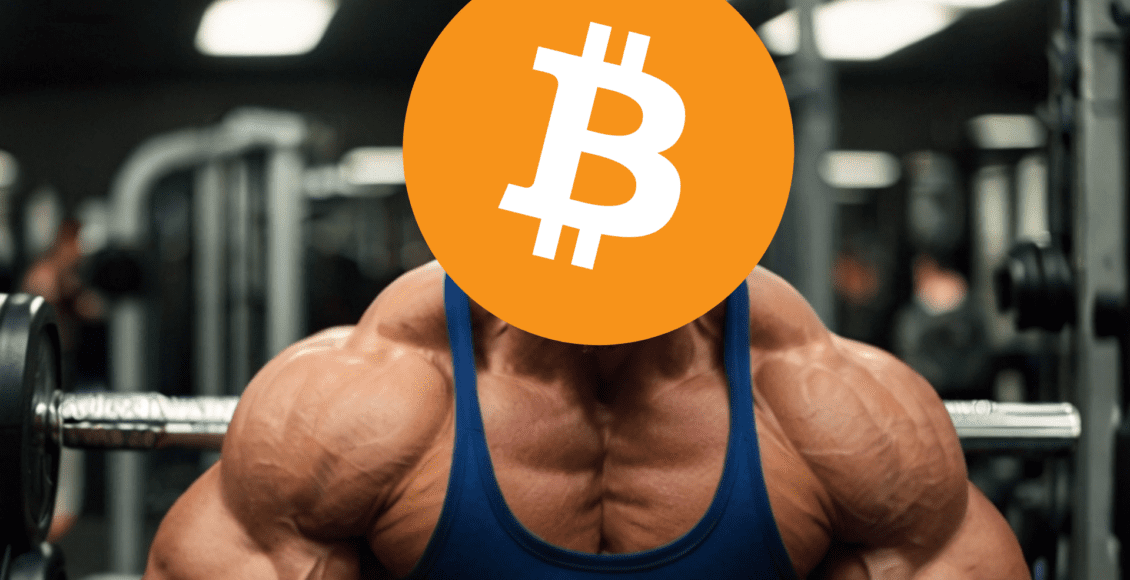 Bitcoin, kulturysta, siłownia