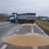 Protest – rolnicy – zboże
