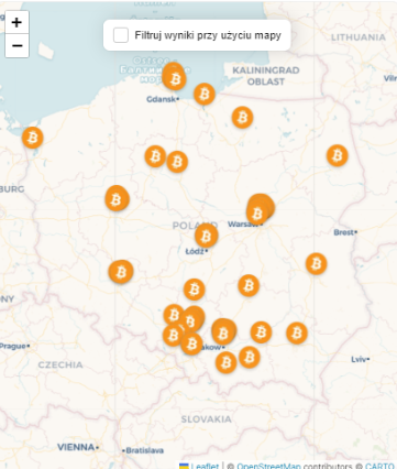 mapa bitomatów w Polsce