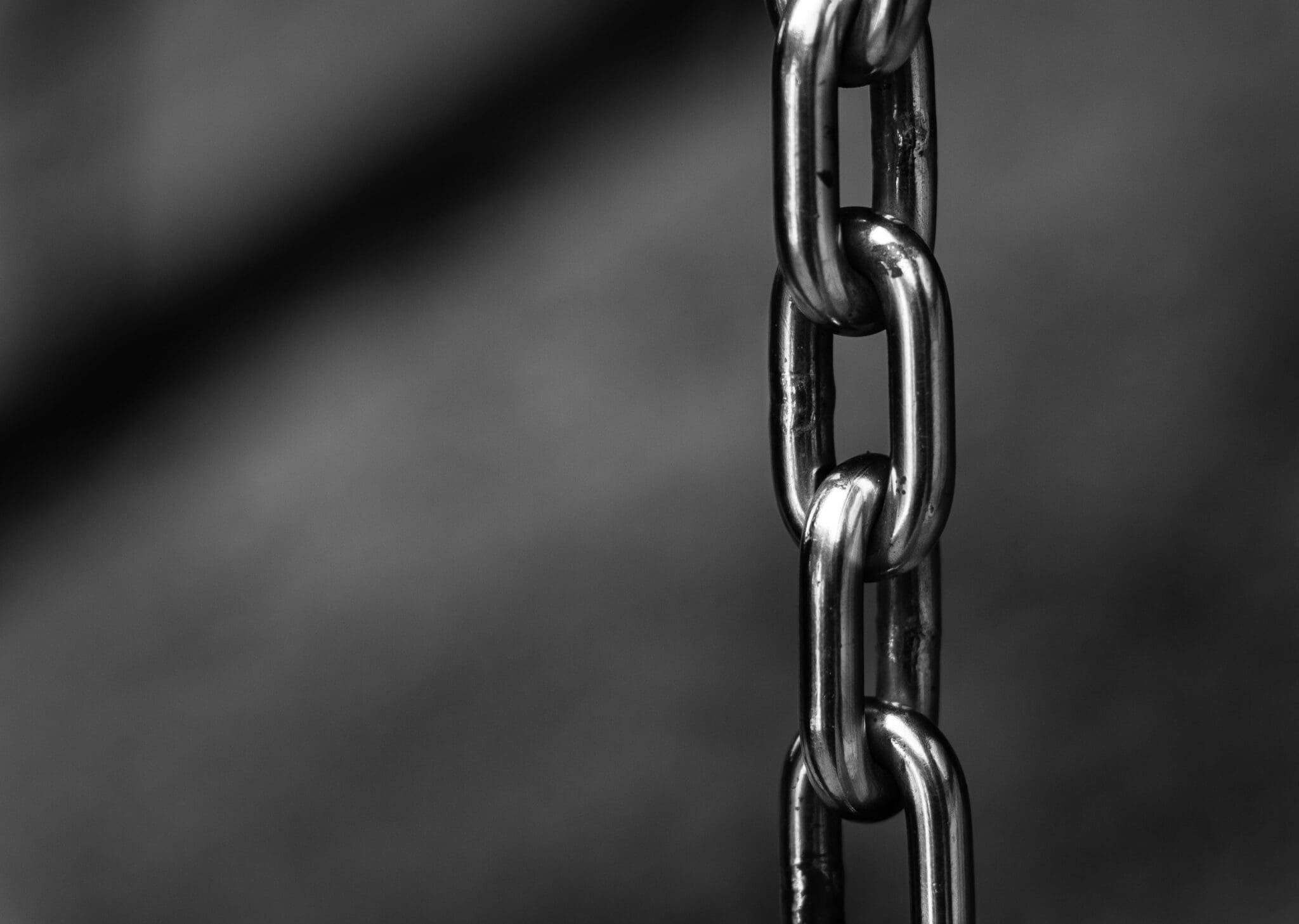 Zdjęcie metalowego łańcucha